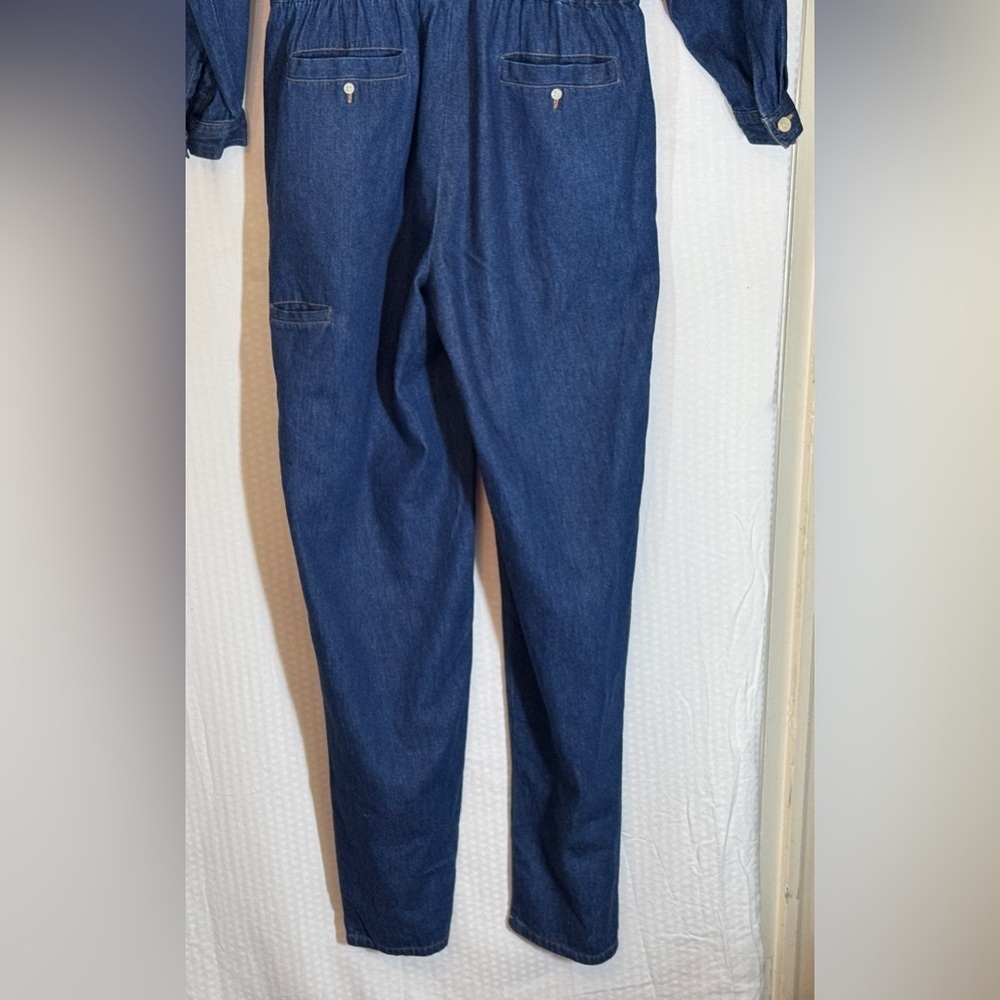 Vintage 80s/90s Perry Ellis America x Levi Strauss Denim Jumpsuit (S) - Picture 14 of 16